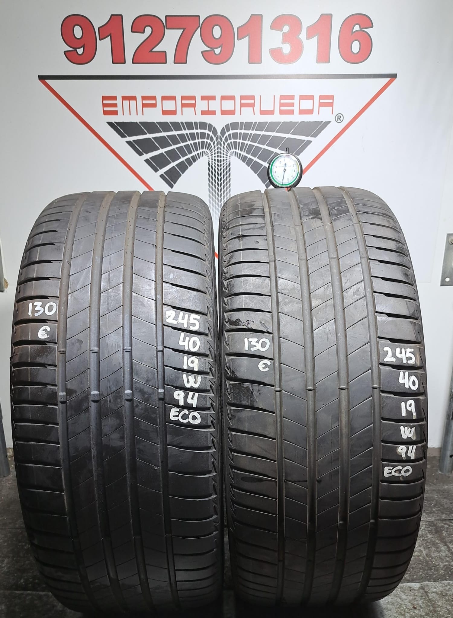 BRIDGESTONE TURANZA USADO ECONOMICO  245/40 R19 94 W