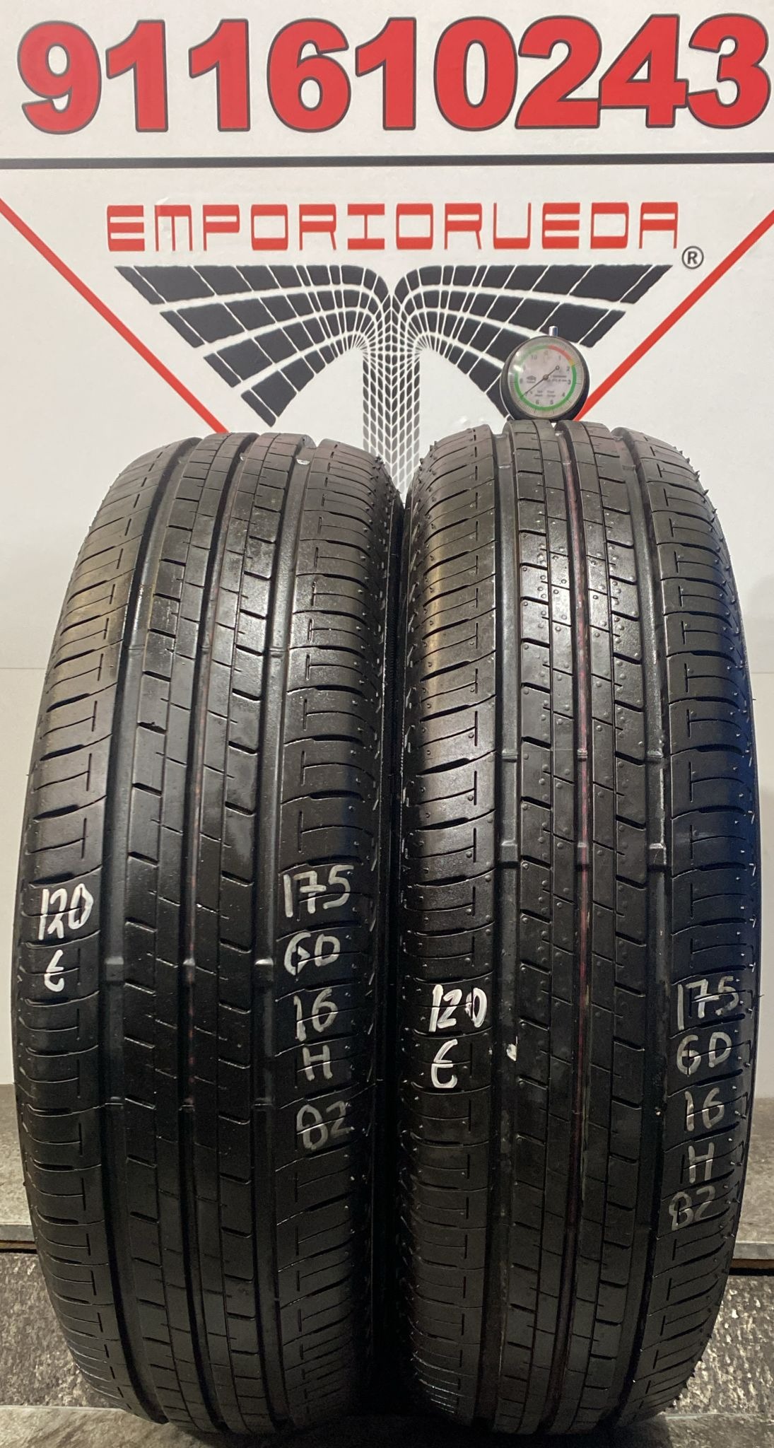 BRIDGESTONE ECOPIA USADO  175/60 R16 82 H