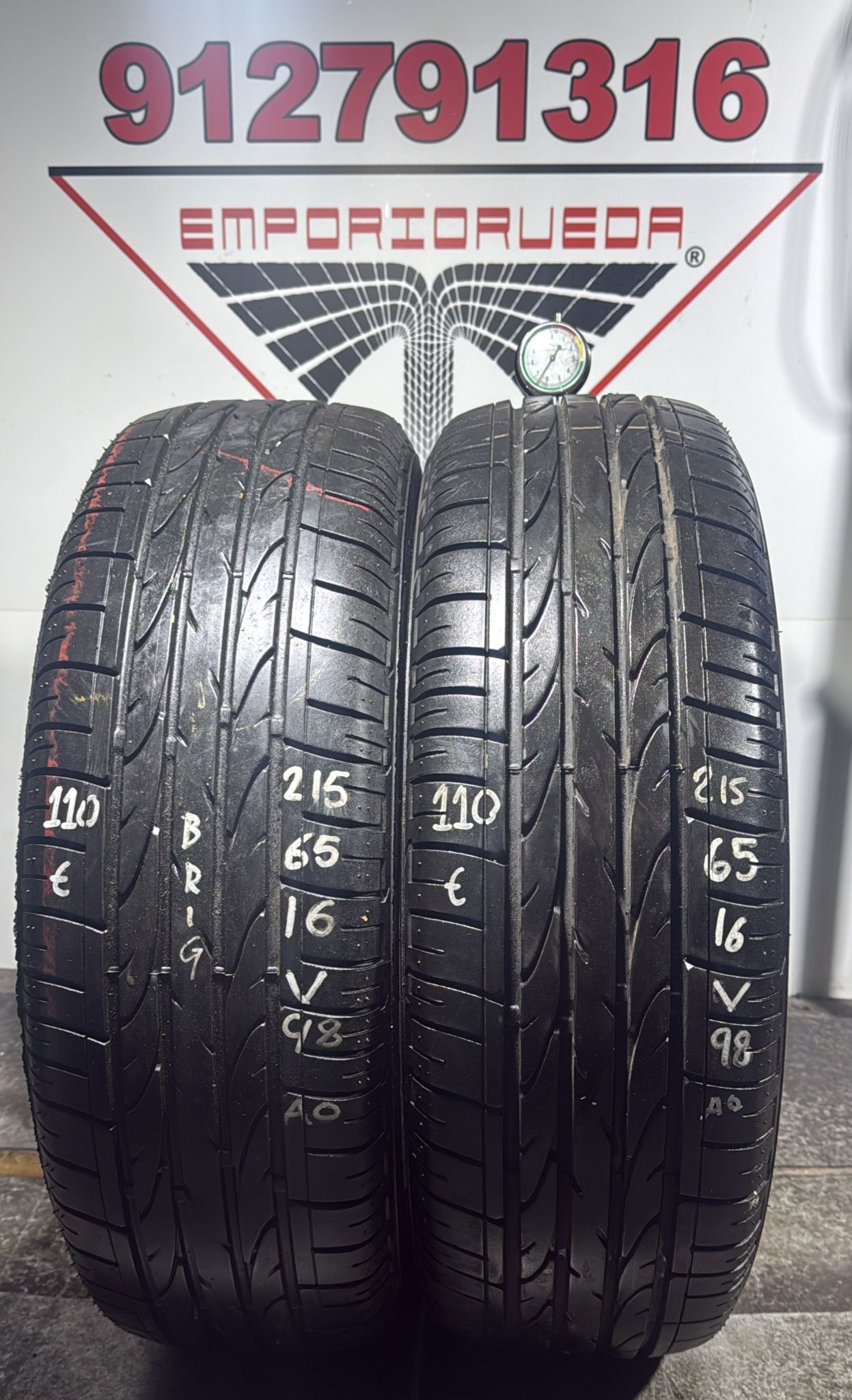 BRIDGESTONE DUELER H-P USADO  215/65 R16 98 V