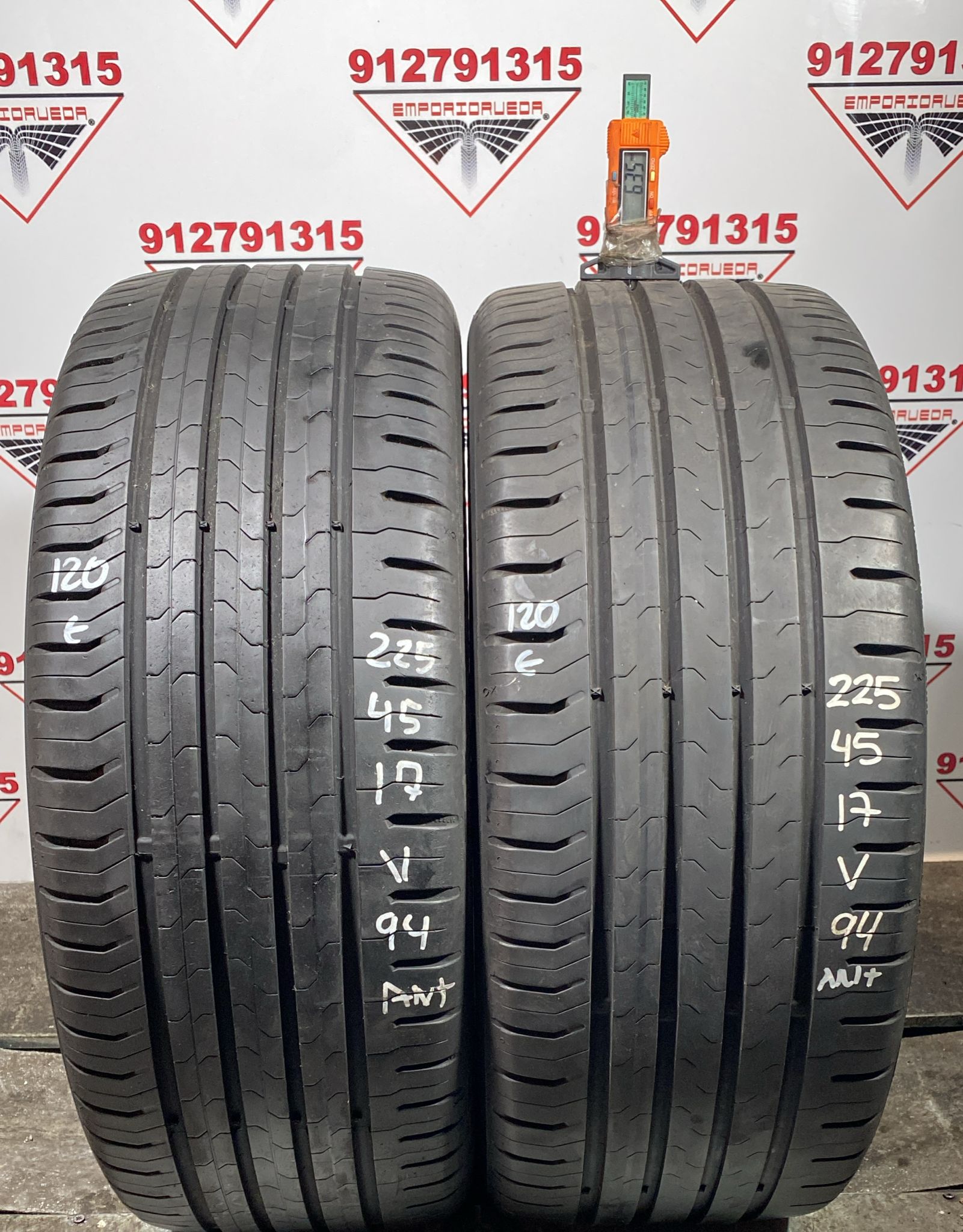 CONTINENTAL CONTIECOCONTACT 5 USADO  225/45 R17 94 V