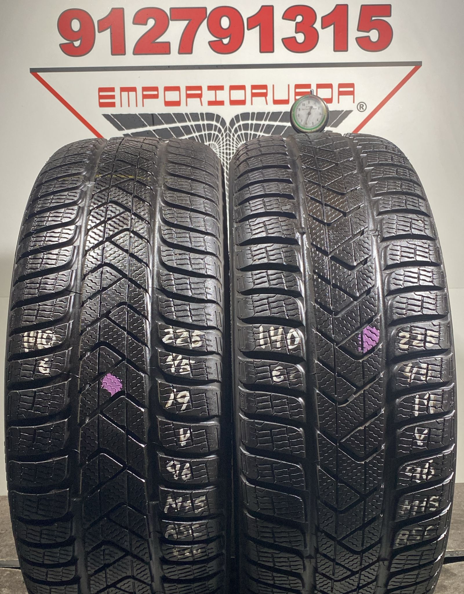 PIRELLI SOTTO ZERO WINTER 210 USADO RSCM+S 225/45 R19 96 V