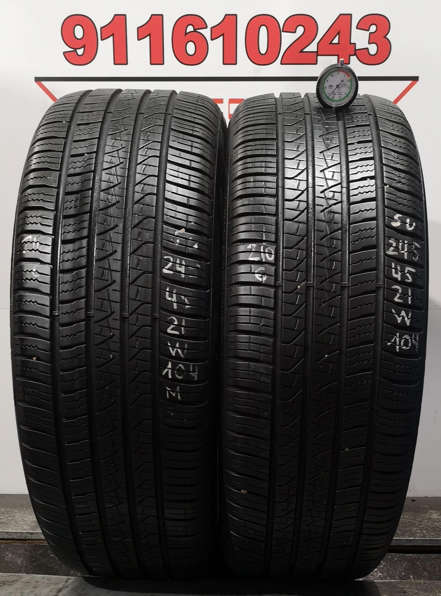 PIRELLI SCORPION ZERO USADO M+S 245/45 R21 104 W