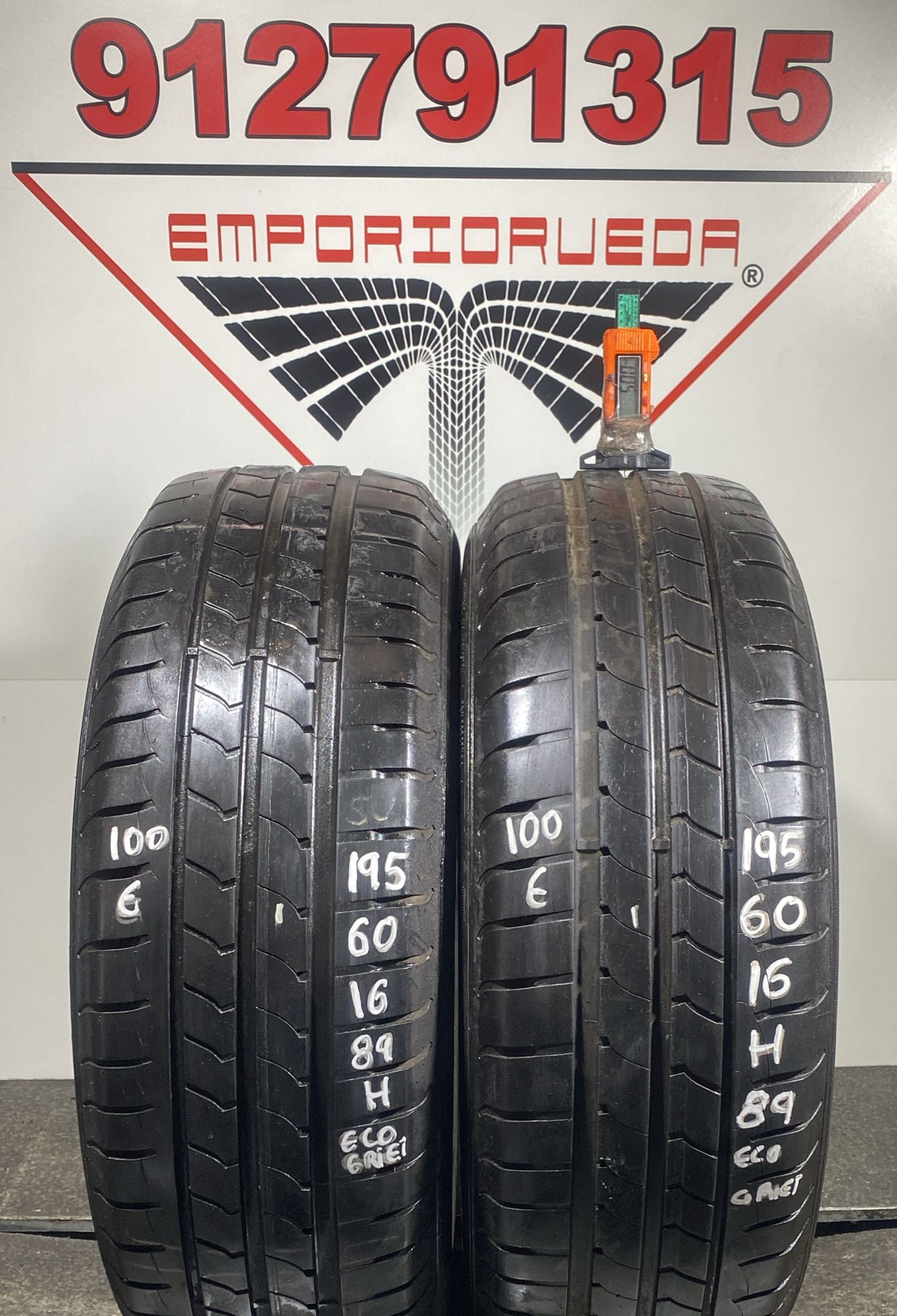 GOODYEAR EFFICIENTGRIP USADO ECONOMICO  195/60 R16 89 H