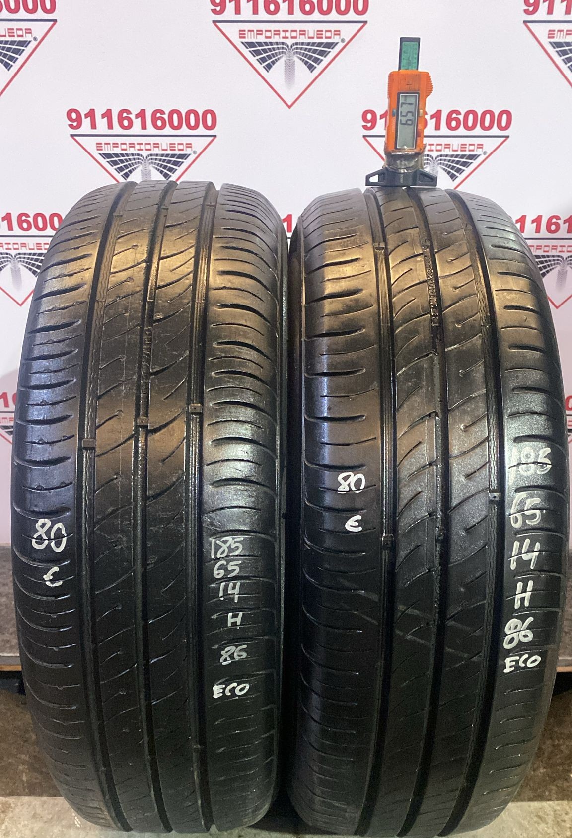 KUMHO ECOWING USADO ECONOMICO  185/65 R14 86 H