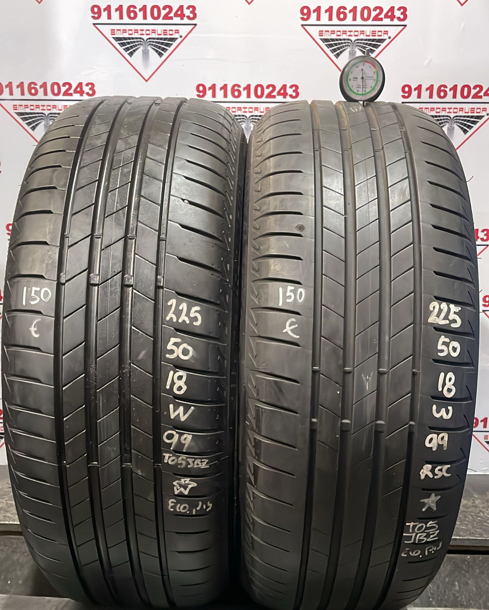 BRIDGESTONE T005 USADO RSC 225/50 R18 99 W