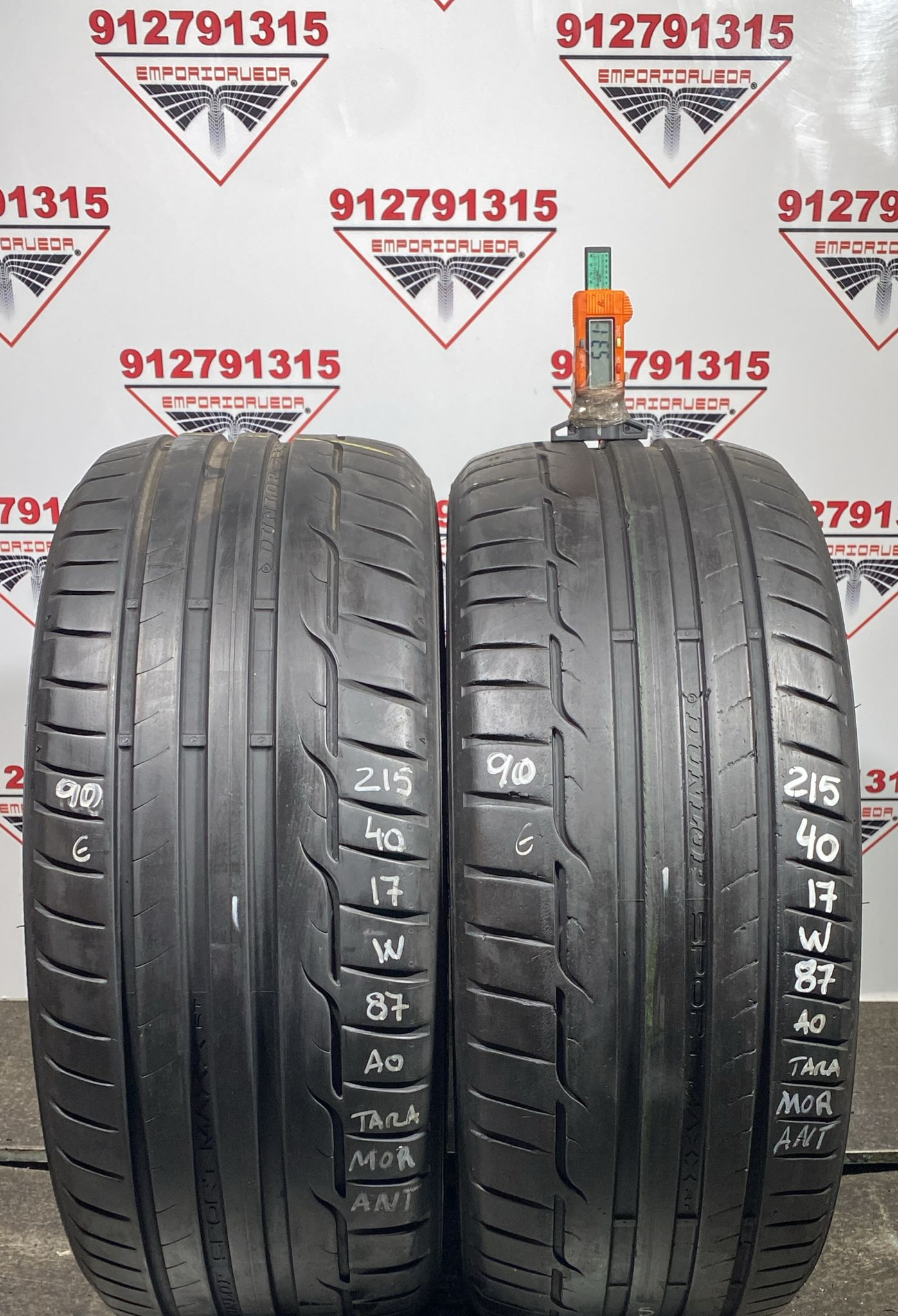 DUNLOP SP SPORT MAXX USADO ECONOMICO  215/40 R17 87 W
