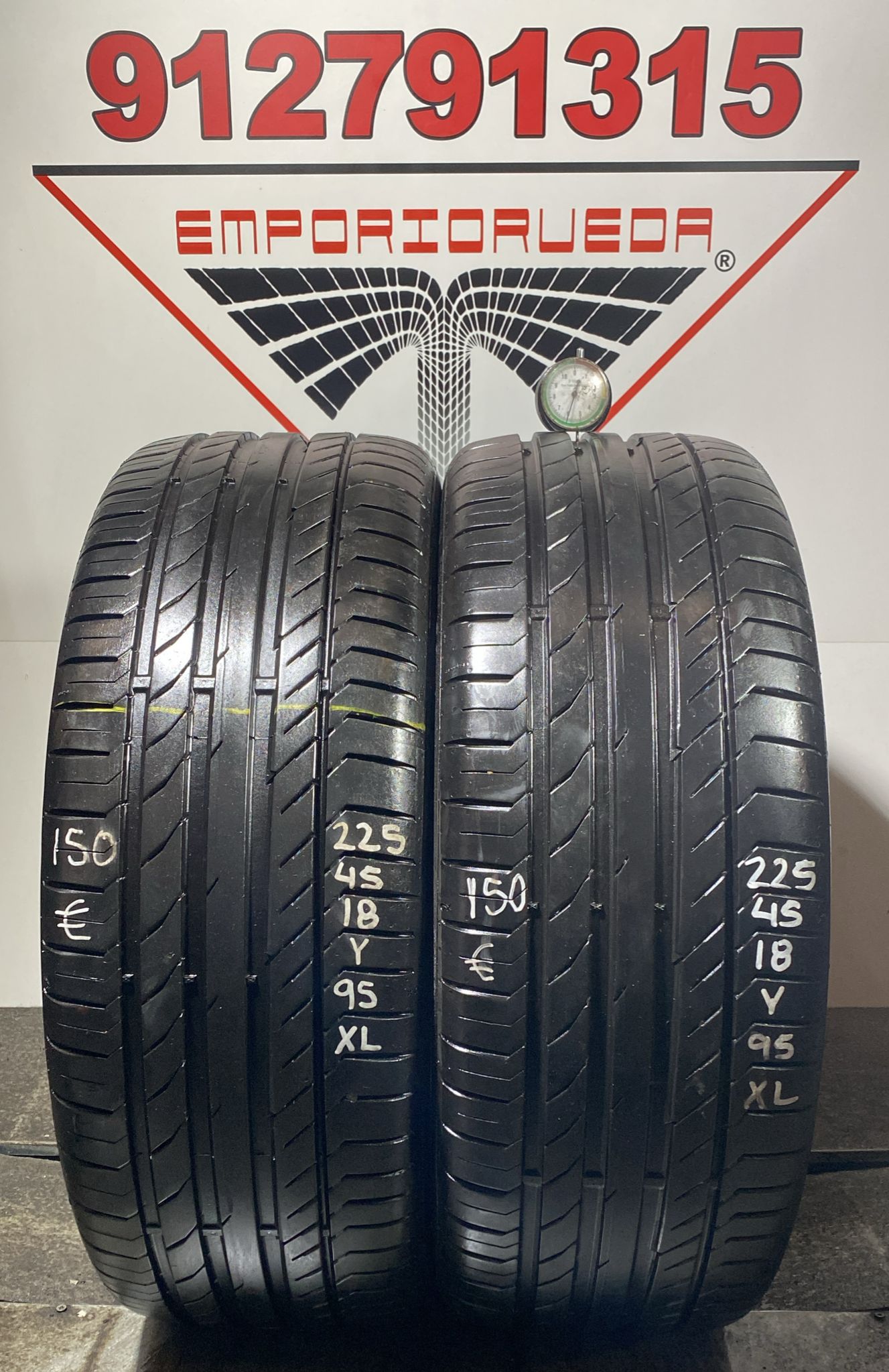 CONTINENTAL CONTISPORTCONTACT 5 USADO  225/45 R18 95 Y