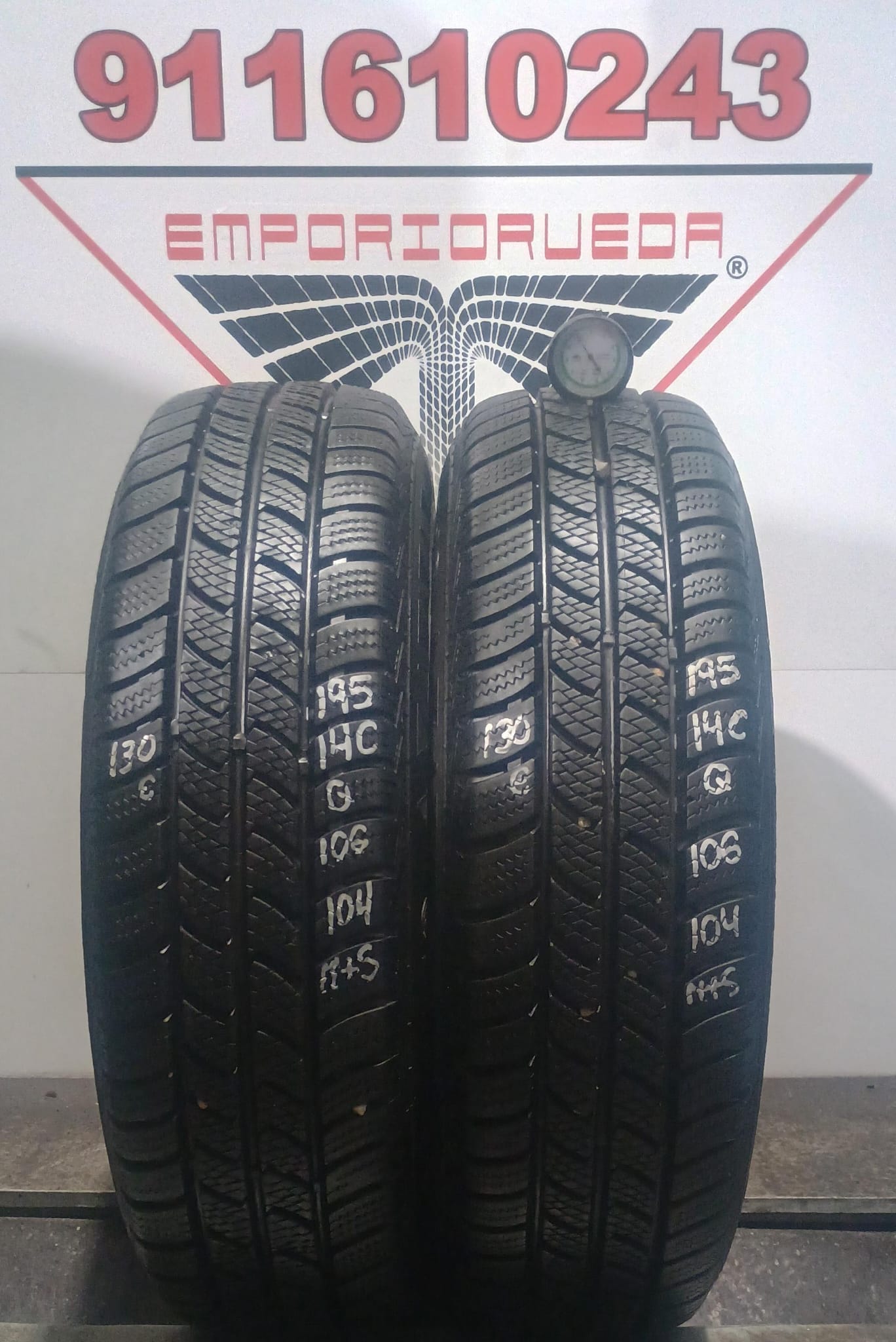 CONTINENTAL VANCOCONTACWINTER USADO M+S 195/80 R14C 106/104 Q