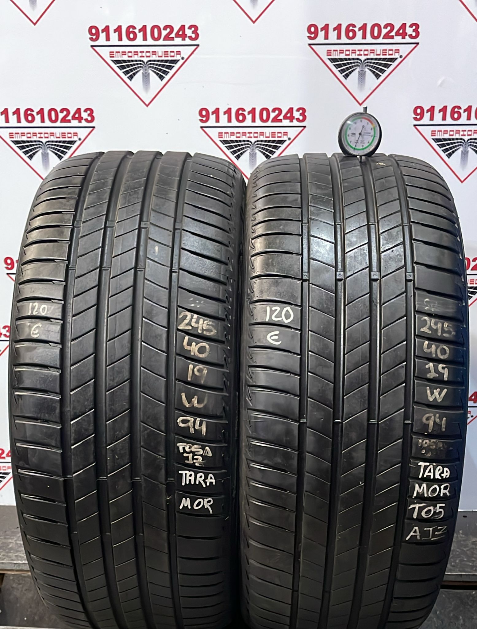 BRIDGESTONE TURANZA USADO  245/40 R19 94 W