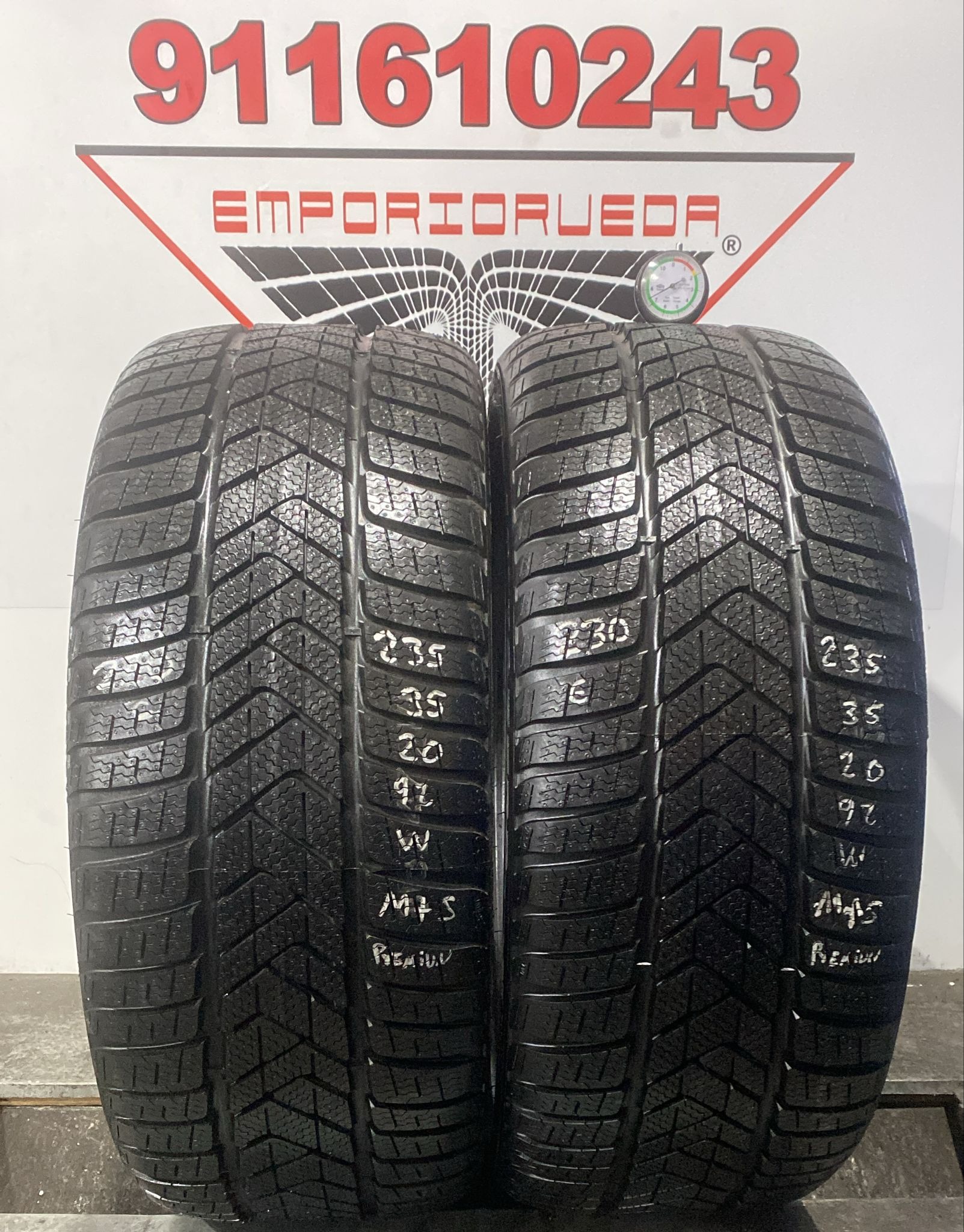 PIRELLI SOTO ZERO USADO PREMIUM M+S 235/35 R20 92 W